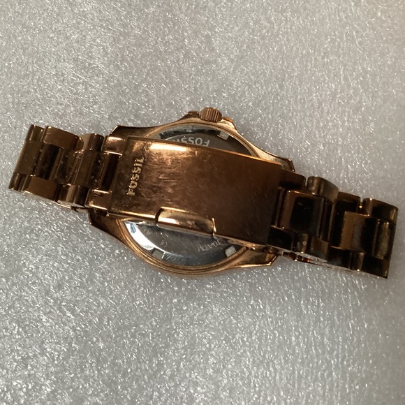Fossil Retro Traveller Three Hand Rose Gold-tone Women’s Watch AM4454 main image 11